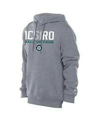 New Era Men's Ichiro Suzuki Gray Seattle Mariners 2025 National Baseball Hall of Fame Pullover Hoodie