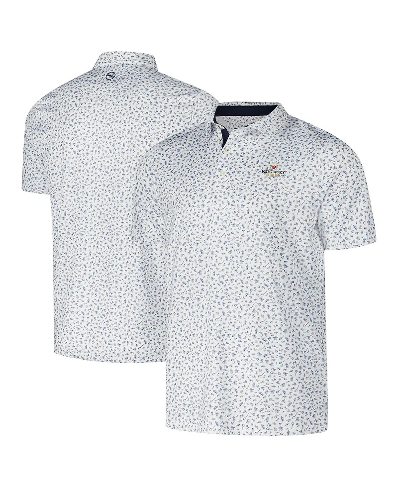 Puma Men's White Kentucky Derby 150th Kentucky Derby Mattr Superfecta Polo Shirt