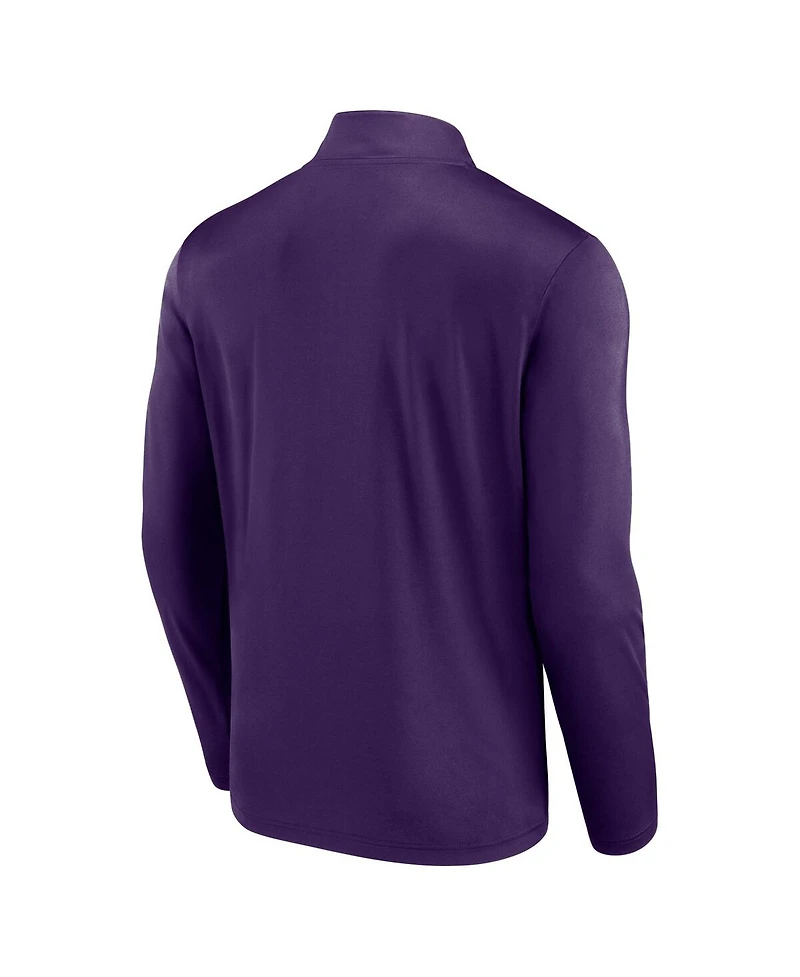 Fanatics Men's Purple Baltimore Ravens Head-to-Head Quarter-Zip Sweatshirt