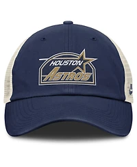Nike Men's Navy/Natural Houston Astros Cooperstown Collection Club Trucker Adjustable Hat