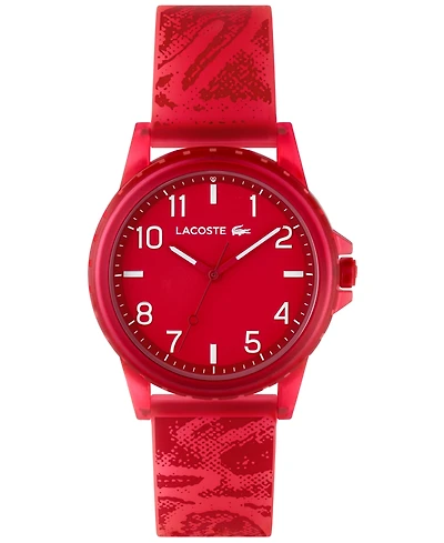 Lacoste Kid's Rider Red Silicone Strap Watch, 36mm