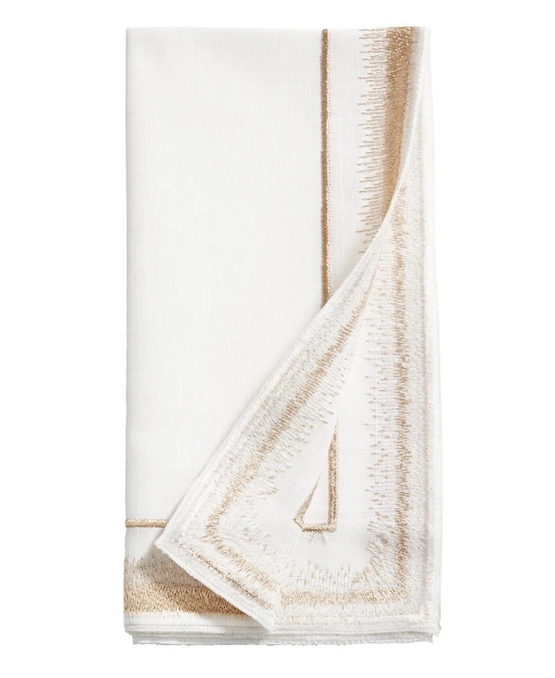 Saro Lifestyle Elegant Embroidery Detail Napkin