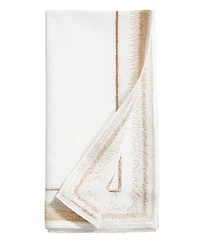 Saro Lifestyle Elegant Embroidery Detail Napkin