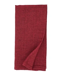 Saro Lifestyle Refined Stitched Plaid Napkin, Set of 4
