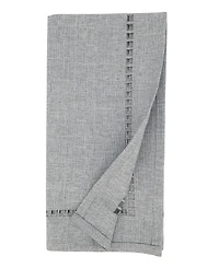 Saro Lifestyle Laser-Cut Hemstitch Napkin, Set of 4