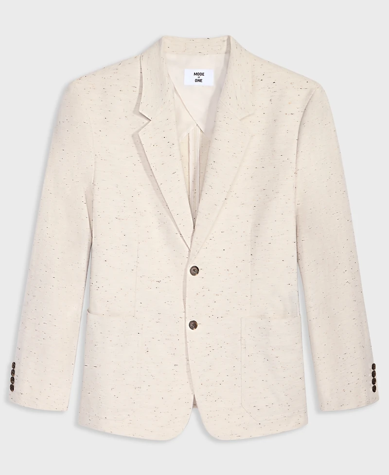 Mode of One Men's Relaxed-Fit Speckled Textured Blazer, Exclusively at Macy's