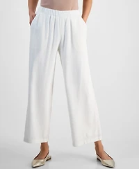 Jm Collection Petite Wide-Leg Pull-On Pants, Exclusively at Macy's