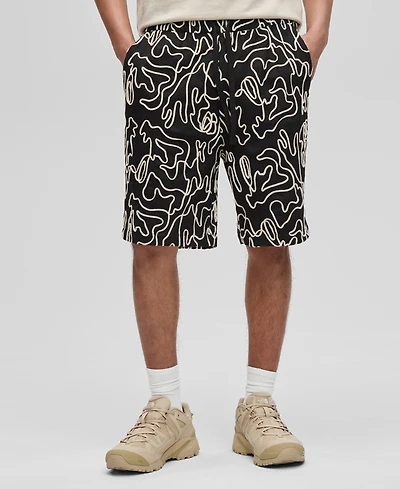 Mode of One Men's Floral Embroidered Shorts, Exclusively at Macy's