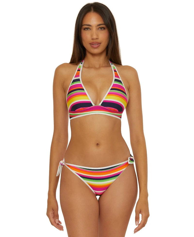 Trina Turk Women's Reversible Halter Bikini Top