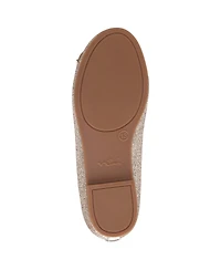 Nina Little and Big Girls Rose Glitter Ballet Flats