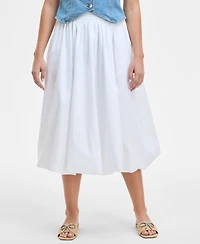 On 34th Women's Bubble-Hem Midi Skirt, Exclusively at Macy's