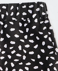 On 34th Women's Paint Dot Linen-Blend Pull-On Shorts, Exclusively at Macy's