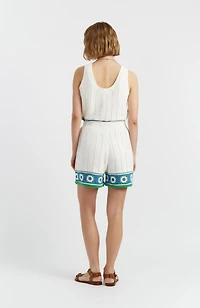 Chinti & Parker Women's Hand Crochet Shorts