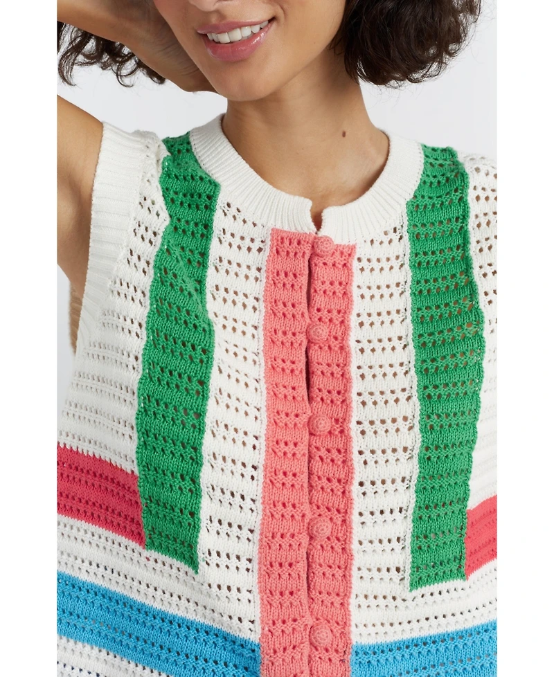 Chinti & Parker Women's Cotton Capri Vest