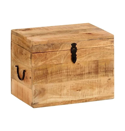 Storage Box 15.4"x11"x12.2" Solid Wood Mango