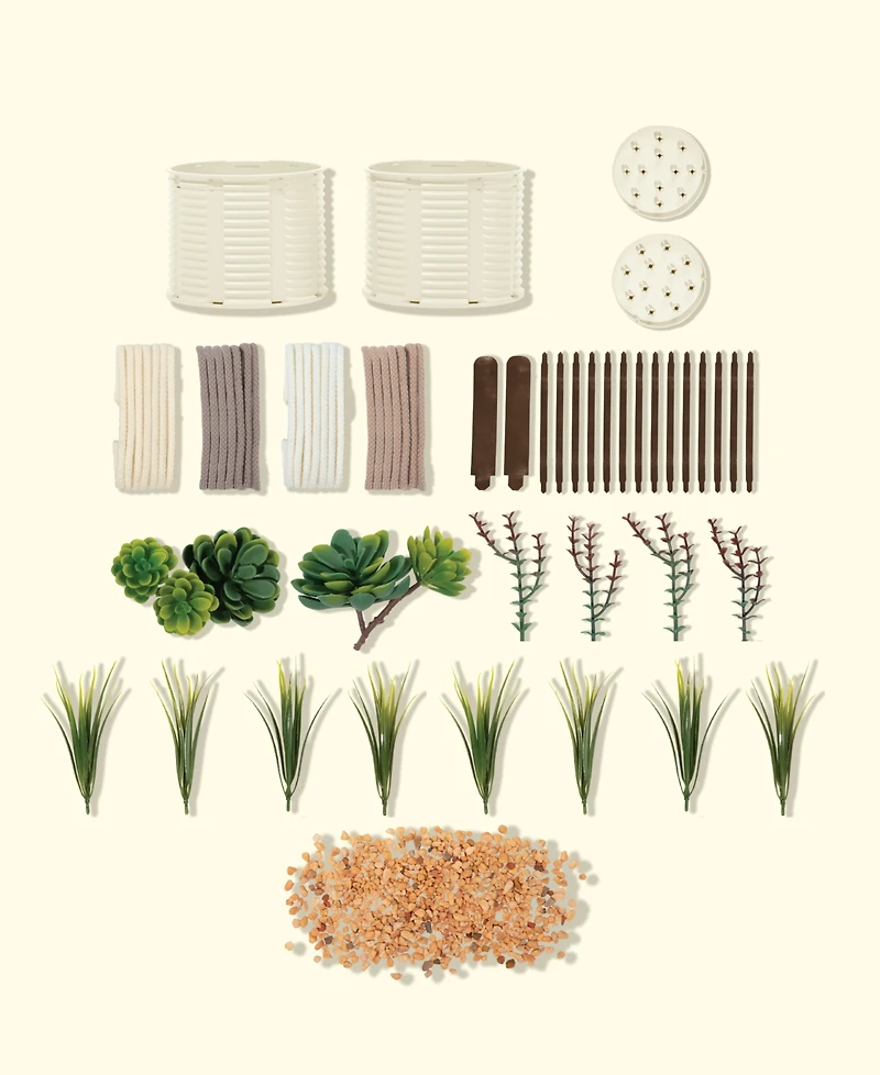 Lifelines FlowCrafts Cord-Wrapped Planters Crafting Kit