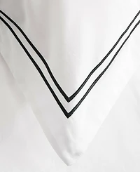 Ella Jayne Percale Satin Stitched 3-Pc. Duvet Cover Set, Twin/Twin Xl