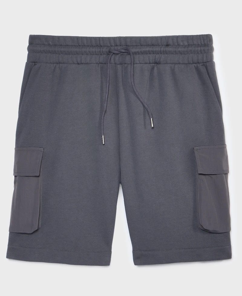 Mode of One Men's Regular-Fit Printed 7" French Terry Cargo Shorts, Exclusively at Macy's