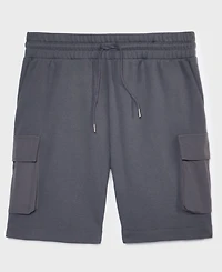 Mode of One Men's Regular-Fit Printed 7" French Terry Cargo Shorts, Exclusively at Macy's