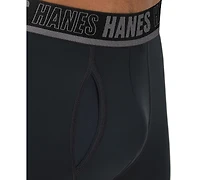Hanes Men's 4pk. Ultimate Moves Support Long-Leg Boxer Brief Underwear