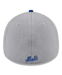 New Era Men's Gray/Royal New York Mets 2025 Batting Practice 39THIRTY Flex Hat