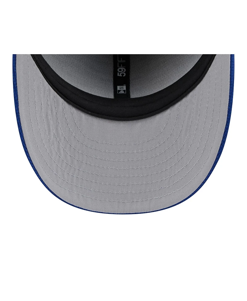 New Era Men's Gray/Royal New York Mets 2025 Batting Practice Low Profile 59FIFTY Fitted Hat