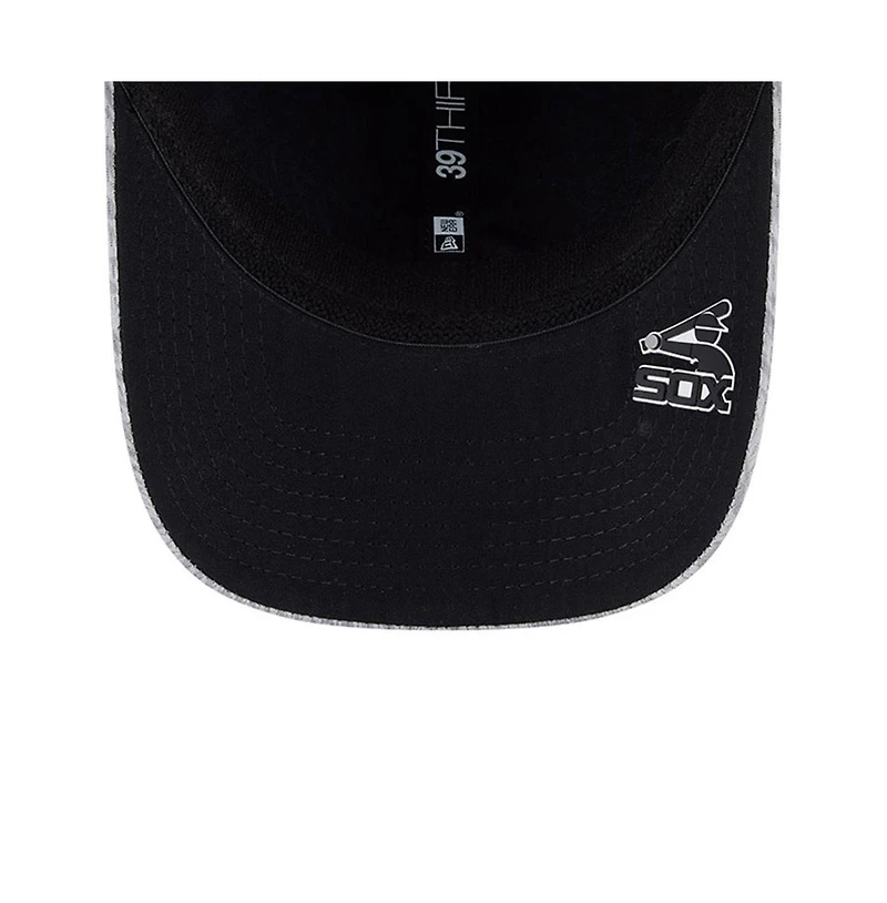 New Era Men's Gray Chicago White Sox 2025 Mlb Clubhouse 39THIRTY Flex Hat