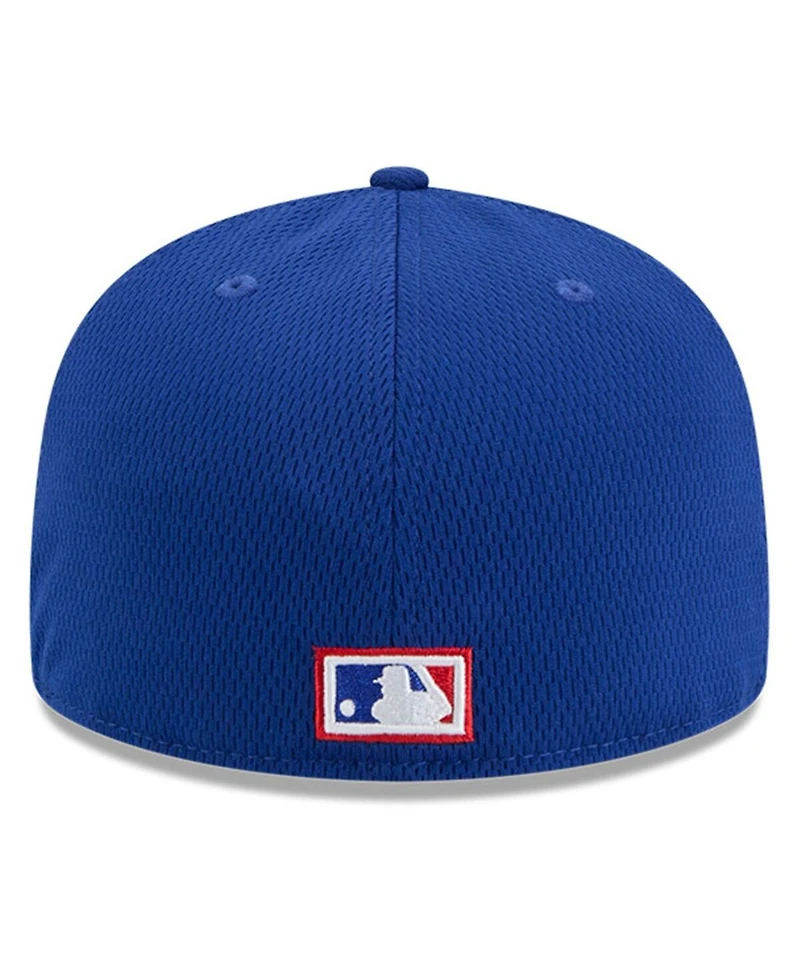 New Era Men's Royal Atlanta Braves 2025 Mlb Clubhouse 59FIFTY Fitted Hat