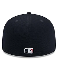 New Era Men's Navy Boston Red Sox 2025 Mlb Clubhouse 59FIFTY Fitted Hat