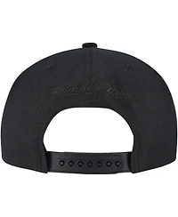 Mitchell & Ness Men's Black Pittsburgh Penguins Soul Strike Cultivated-Pearl Tonal Snapback Hat