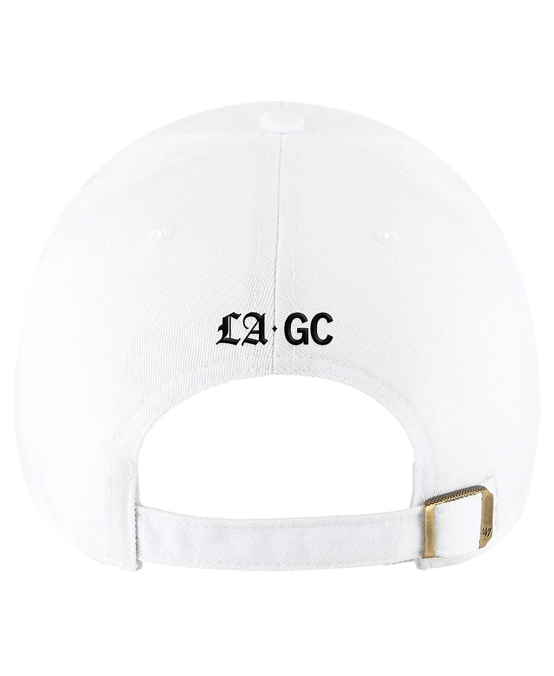 47 Brand Men's White Tgl Los Angeles Golf Club Clean Up Adjustable Hat