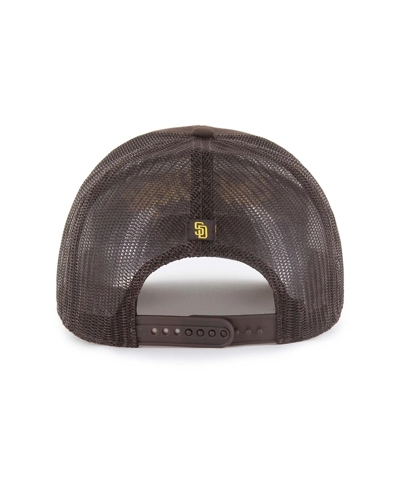 '47 Brand Men's Brown San Diego Padres Garner Trucker Adjustable Hat
