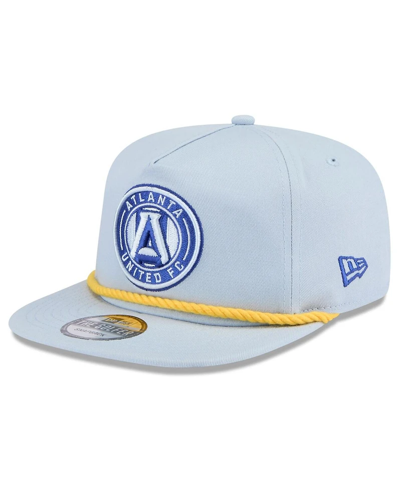 New Era Men's Light Blue Atlanta United Fc 2024 Jersey Hook Golfer Adjustable Hat