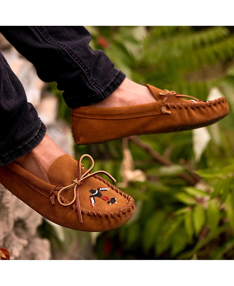 Minnetonka Men's Thunderbird "Animikii" Softsole Moccasins