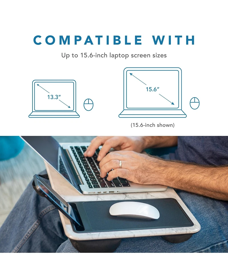 Lapgear Home Office Lap Desk, Left-Handed