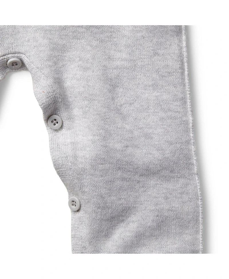 Hope & Henry Baby Boys Raglan Sweater Romper