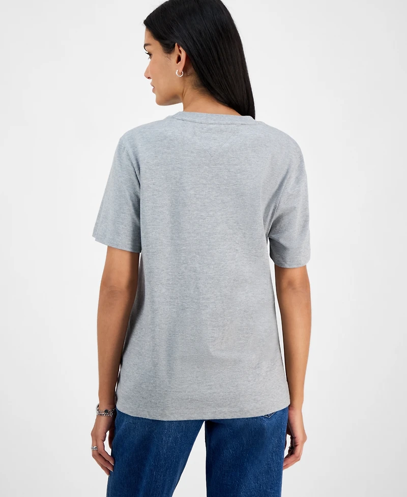 Tommy Jeans Women's Cotton Relaxed Varsity T-Shirt