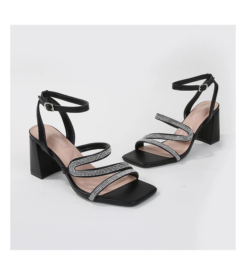 Lilia Rhinestone Sandal
