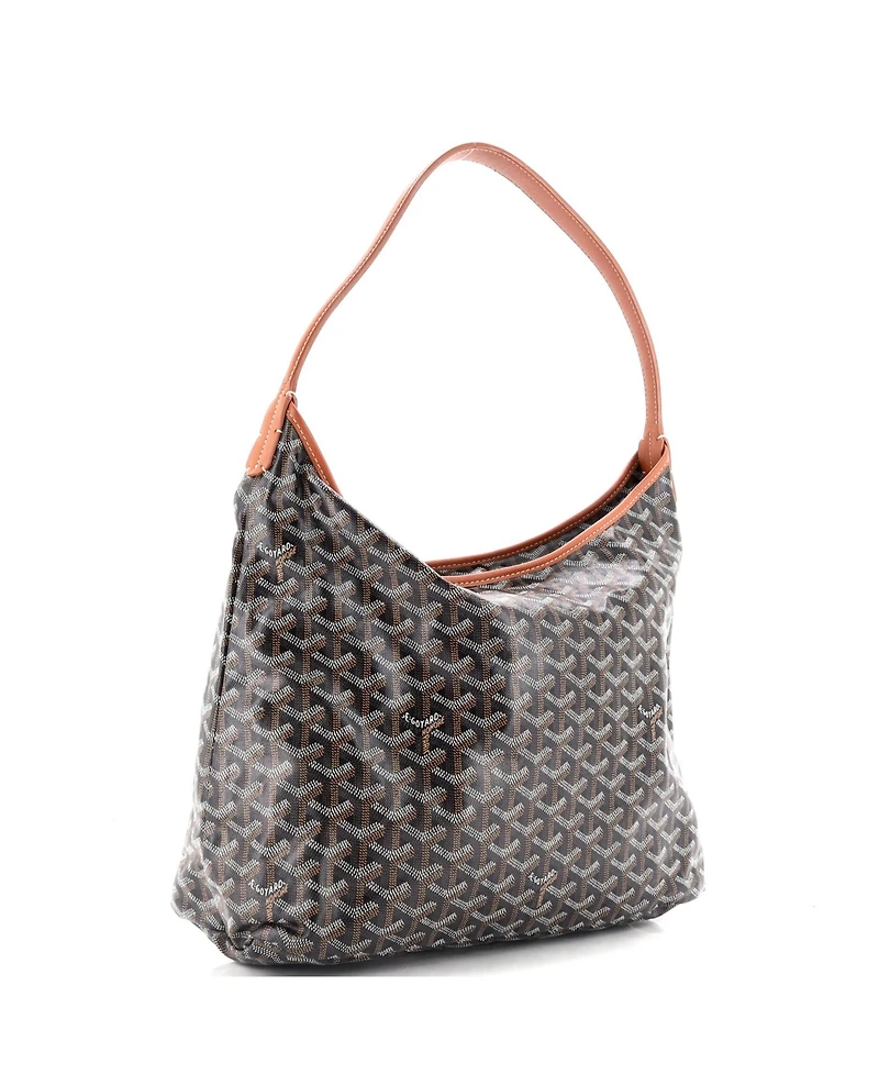 Pre-Owned Goyard Boheme Hobo Coated Canvas