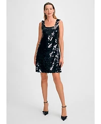 Isaac Mizrahi Women's Pailette Tank Dress