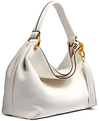 Donna Karan New York Glenwood Leather Shoulder with Tassel Detail