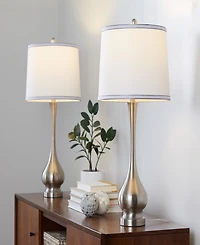 LumiSource Cairo 28.75" Metal Table Lamp, Set of 2