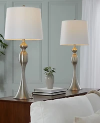 LumiSource Ashland 30" Metal Table Lamp, Set of 2