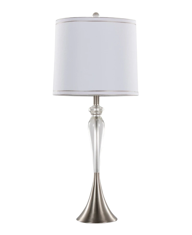 LumiSource Ashland 28" Crystal Table Lamp, Set of 2