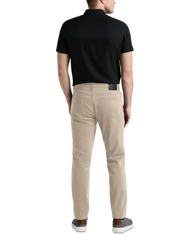 Perry Ellis Men's Double-Weave Slim-Fit 5-Pocket Pants
