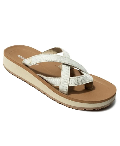 Minnetonka Women's Hanna 2.0 Multi Strap Thong Sandals
