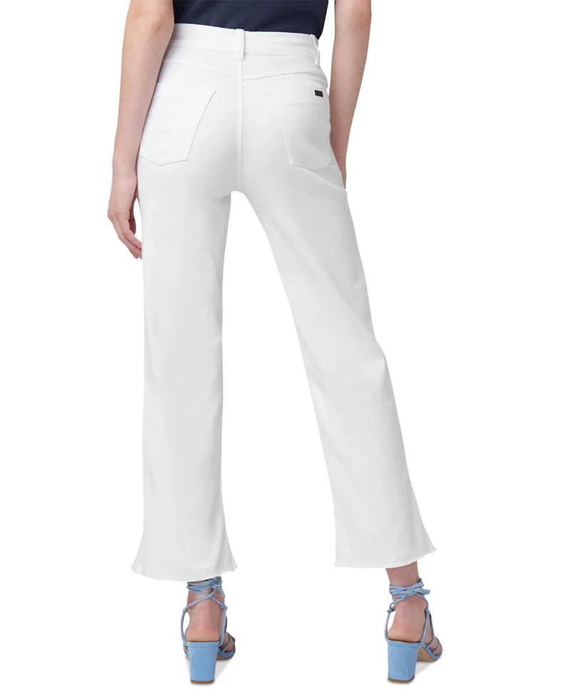 Hue Women's Ruffled-Hem Denim Skimmer Leggings