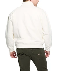 Guess Men's Tyler Relaxed Fit Long Sleeve Quarter-Zip Sweatshirt