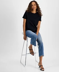 I.n.c. International Concepts Petite Cotton Embellished Top, Exclusively at Macy's