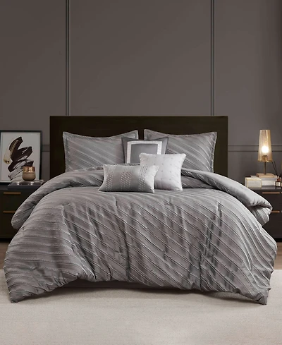 Madison Park Riva Jacquard 7-Pc. Comforter Set, California King